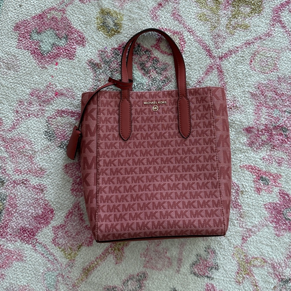 Michael Kors Rose Red Signature Tote